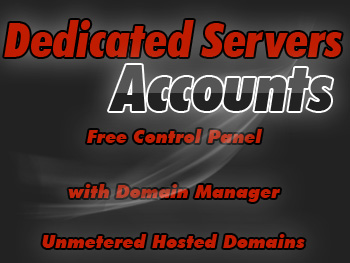 Modestly priced dedicated server hosting account